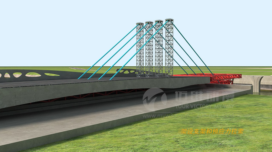 施工三維動畫能解決橋梁工程中的哪些問題?(圖3) 施工三維動畫能解決橋梁工程中的哪些問題?(圖3)