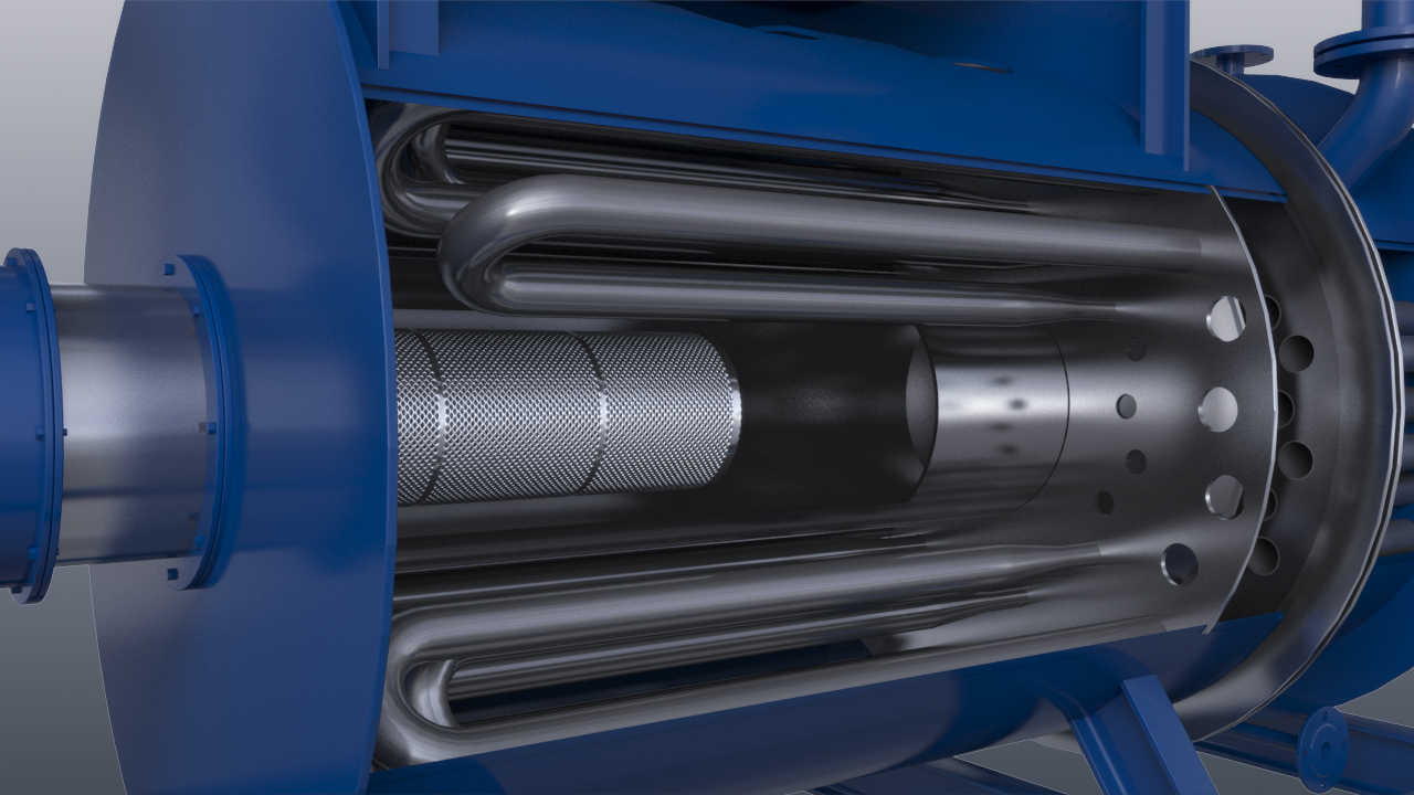 冷凝燃氣鍋爐產品三維演示動畫(圖2)