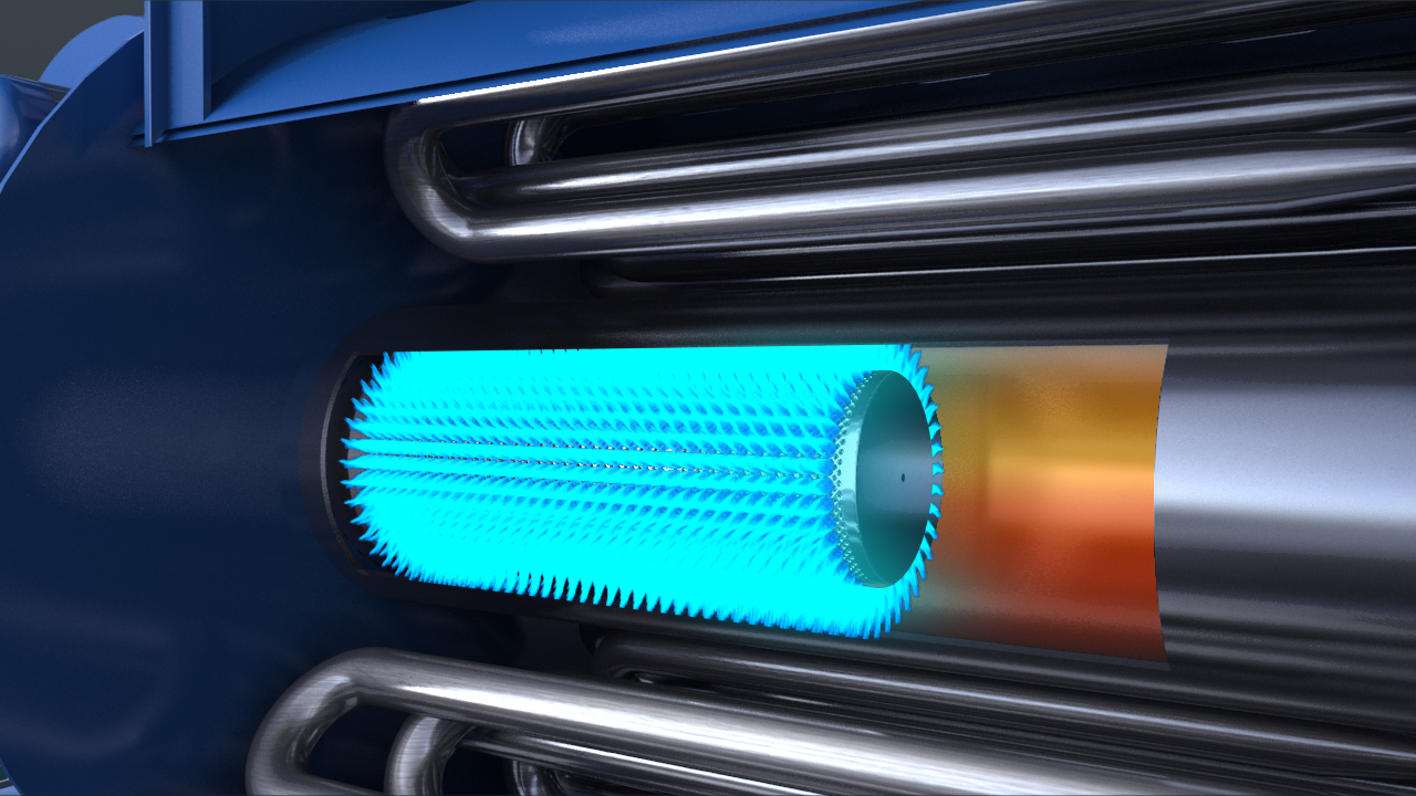 冷凝燃氣鍋爐產品三維演示動畫(圖3)