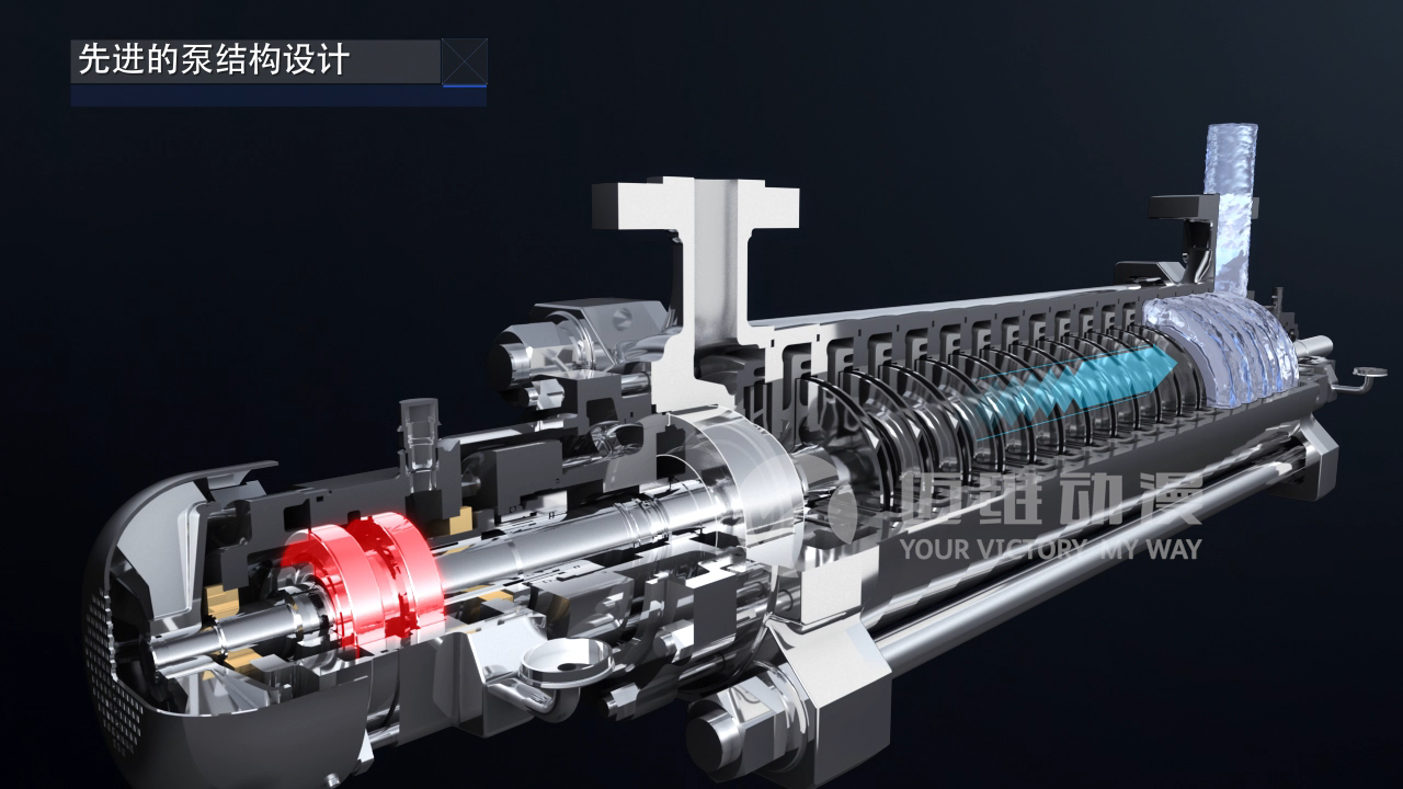 多級離心泵產品三維演示動畫(圖1)