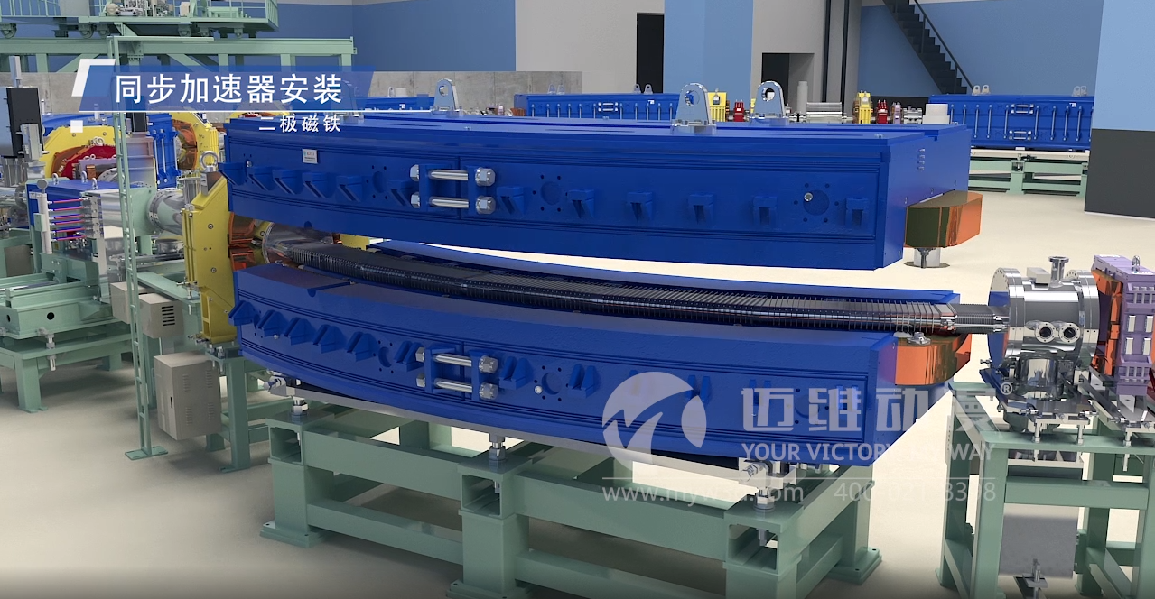 重離子生產線安裝三維動畫演示(圖1) 重離子生產線安裝三維動畫演示(圖1)