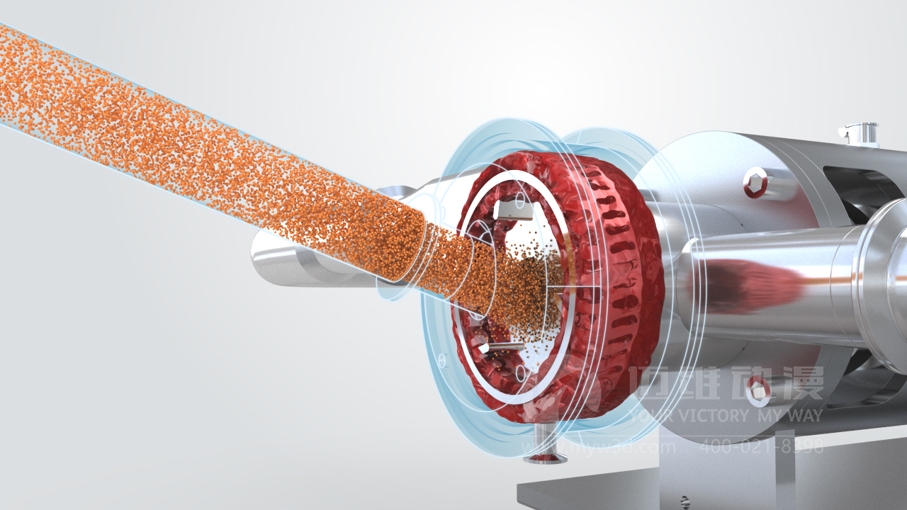 全自動(dòng)高速制漿系統(tǒng)三維動(dòng)畫(huà)(圖1)