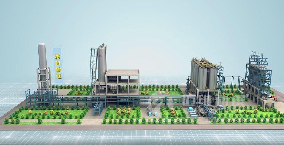 質粒料輸送系統三維動畫(圖1) 質粒料輸送系統三維動畫(圖1)