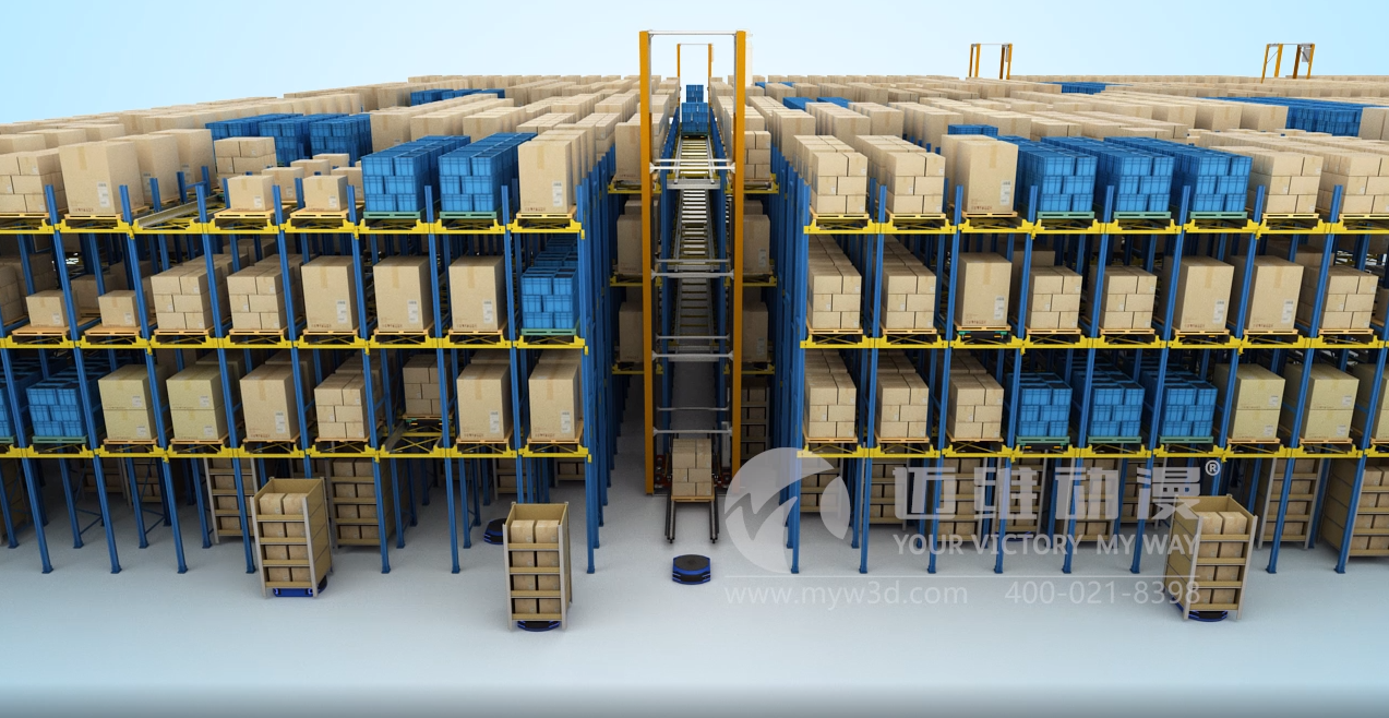 恭喜邁維動(dòng)漫與上海鑫銳通物流科技有限公司成功簽約制作四向車物流系統(tǒng)展示三維動(dòng)畫(圖3) 恭喜邁維動(dòng)漫與上海鑫銳通物流科技有限公司成功簽約制作四向車物流系統(tǒng)展示三維動(dòng)畫(圖3)