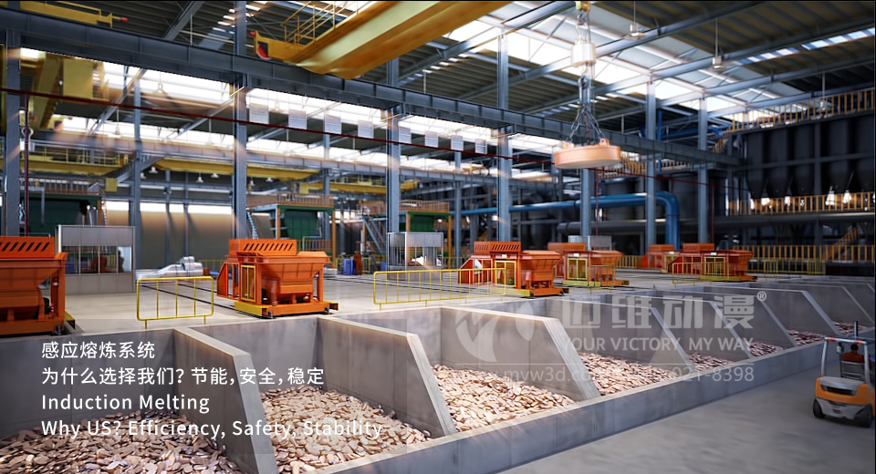 鐵水轉運系統三維動畫案例展示(圖2)