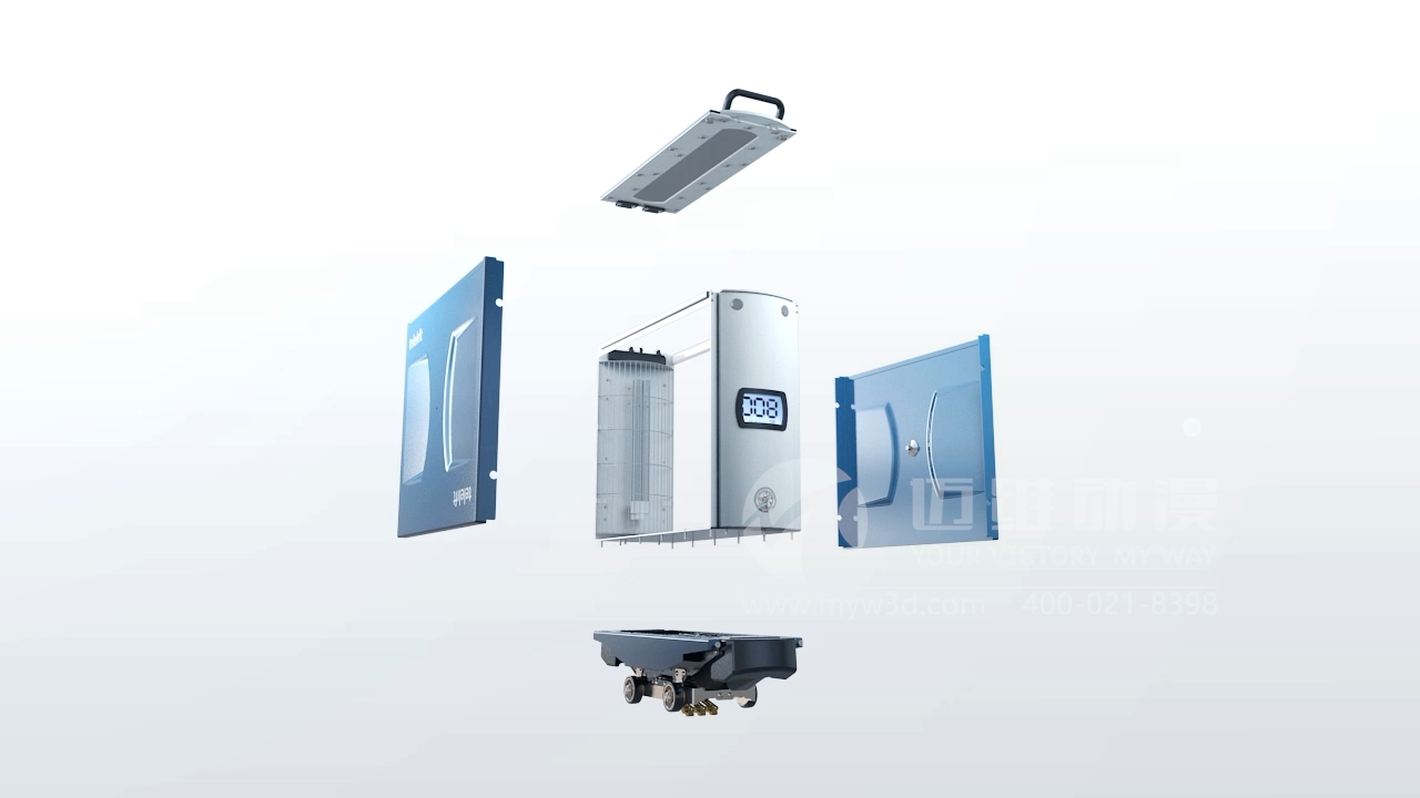 醫院智能軌道AGV小車三維動畫展示(圖1) 醫院智能軌道AGV小車三維動畫展示(圖1)