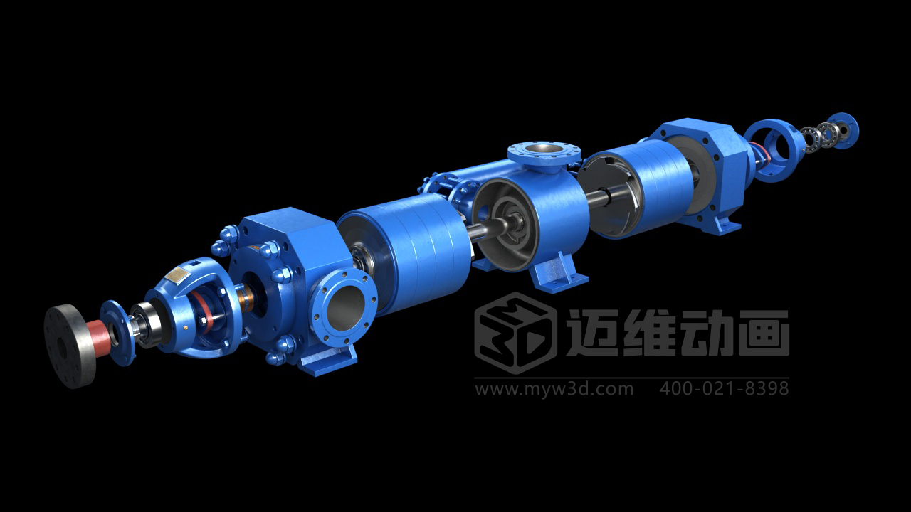 自平衡型耐磨多級離心泵三維動畫展示(圖1) 自平衡型耐磨多級離心泵三維動畫展示(圖1)