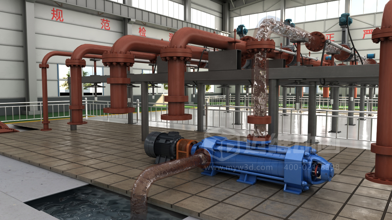 自平衡型耐磨多級離心泵三維動畫展示(圖4) 自平衡型耐磨多級離心泵三維動畫展示(圖4)