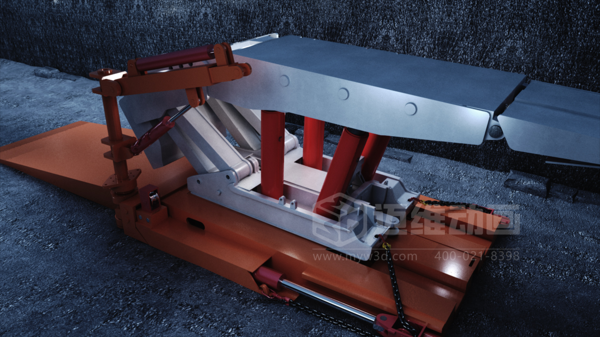 礦用井下支架拆卸安裝施工三維動(dòng)畫展示(圖2) 礦用井下支架拆卸安裝施工三維動(dòng)畫展示(圖2)