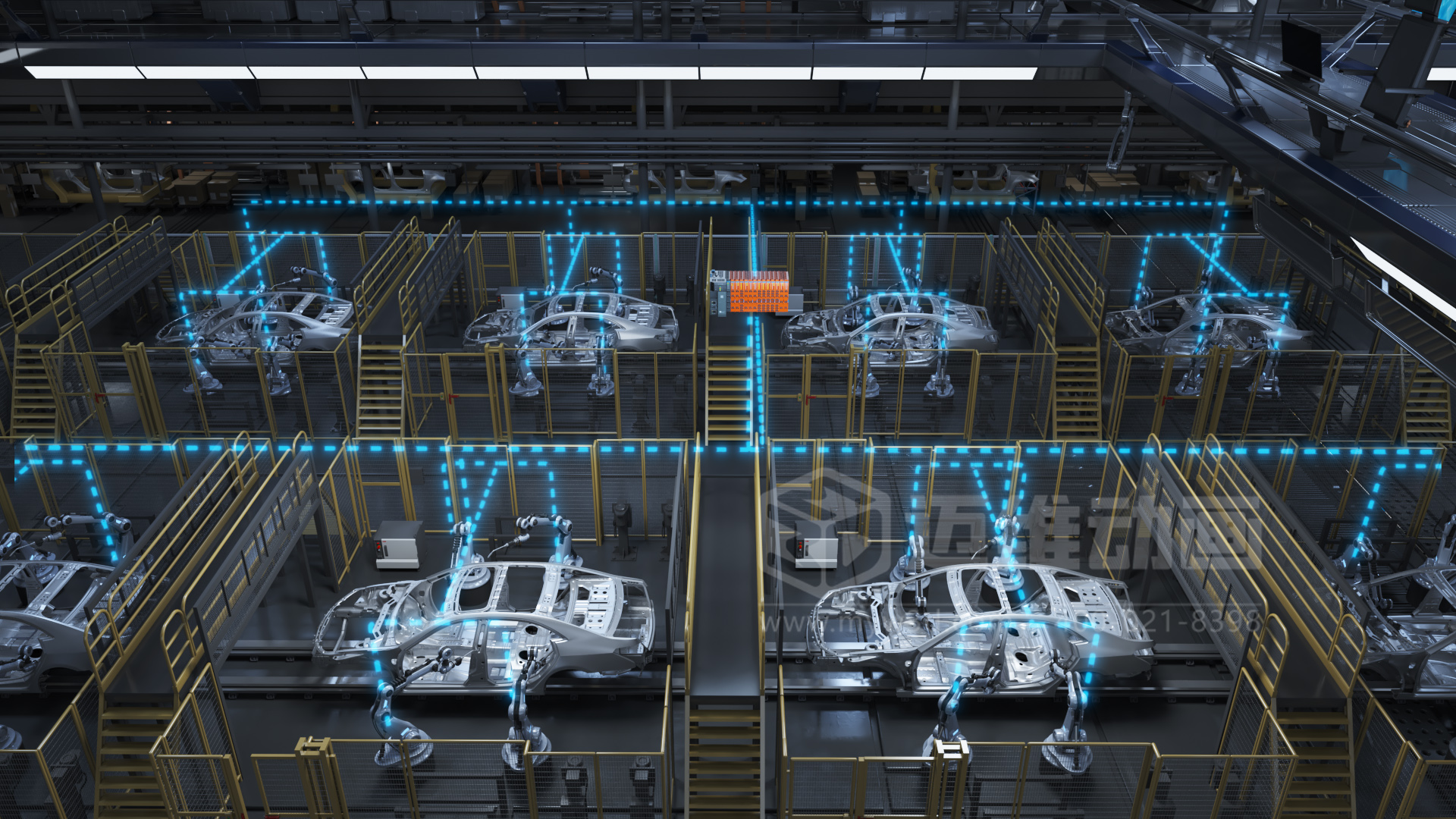 安全型可編程邏輯控制器(PLC)3D動畫展示(圖2) 安全型可編程邏輯控制器(PLC)3D動畫展示(圖2)