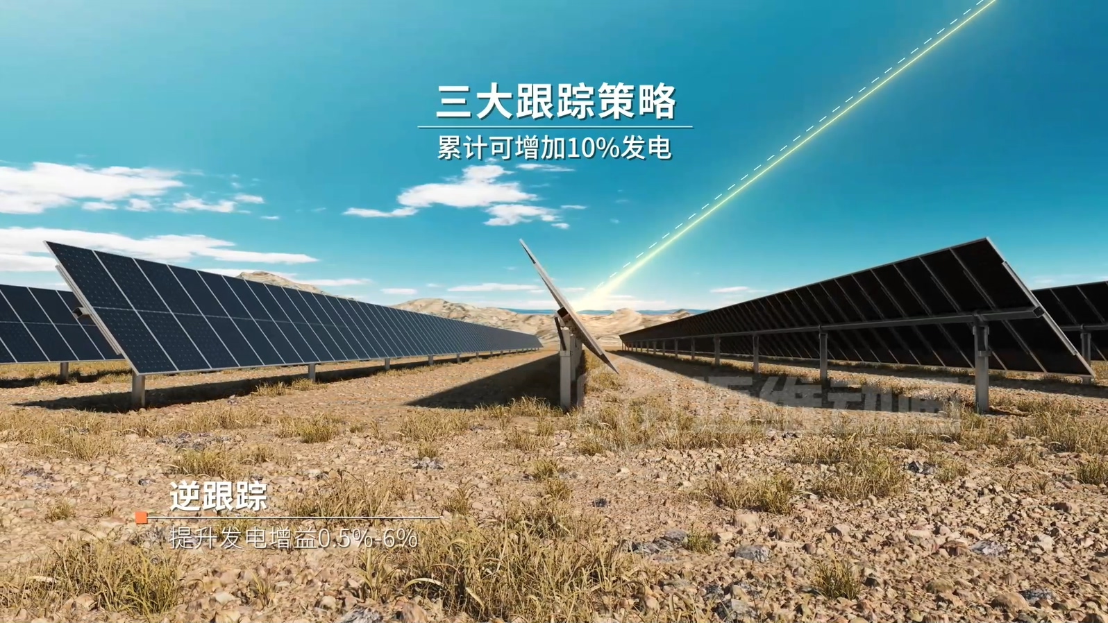 單排豎裝平單軸跟蹤支架3D動(dòng)畫(huà)展示(圖3) 單排豎裝平單軸跟蹤支架3D動(dòng)畫(huà)展示(圖3)