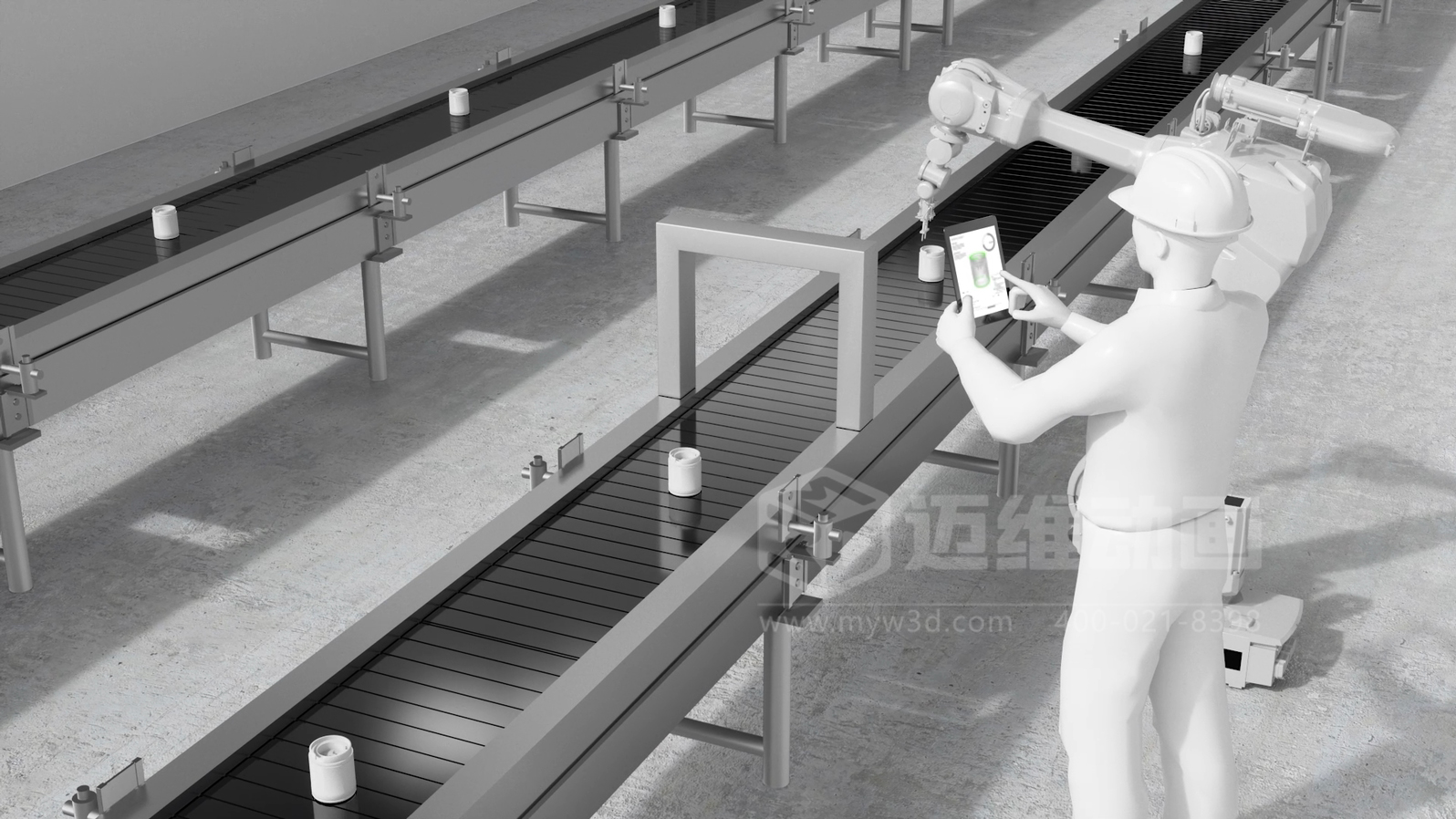 智慧工廠3D動畫展示(圖3) 智慧工廠3D動畫展示(圖3)