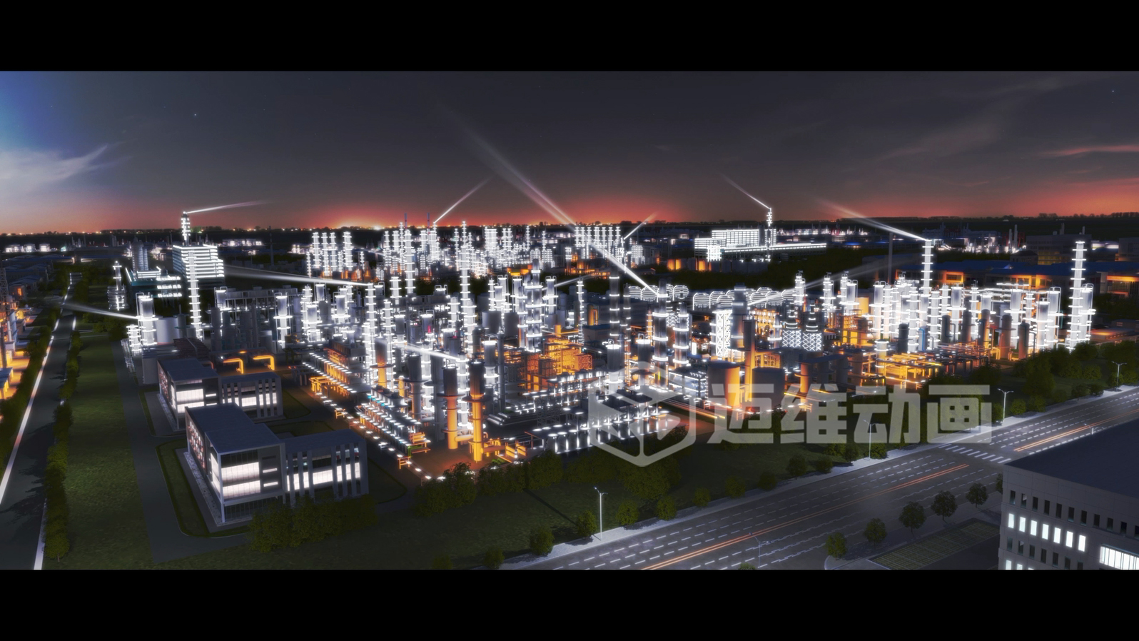 化工行業全流程自動化三維動畫宣傳片展示(圖4) 化工行業全流程自動化三維動畫宣傳片展示(圖4)