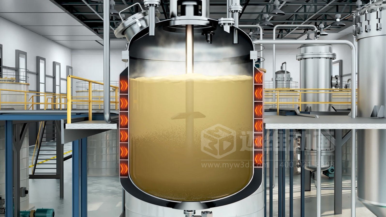 新能源電動汽車電池原料金屬元素生產提取工藝三維動畫展示(圖2) 新能源電動汽車電池原料金屬元素生產提取工藝三維動畫展示(圖2)