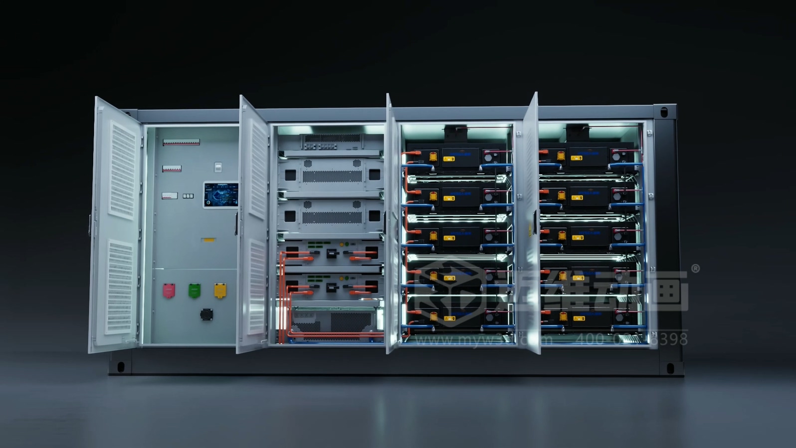 三維動畫與移動式儲充一體柜產品能夠碰撞出怎樣的視覺呈現效果？(圖1)