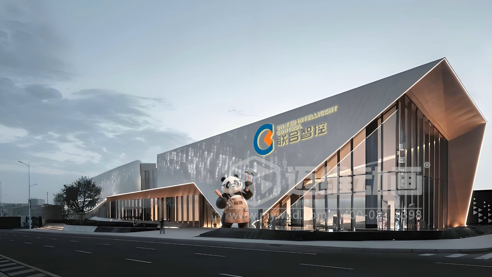 聯合智控超級工廠生產線三維動畫(圖1) 聯合智控超級工廠生產線三維動畫(圖1)