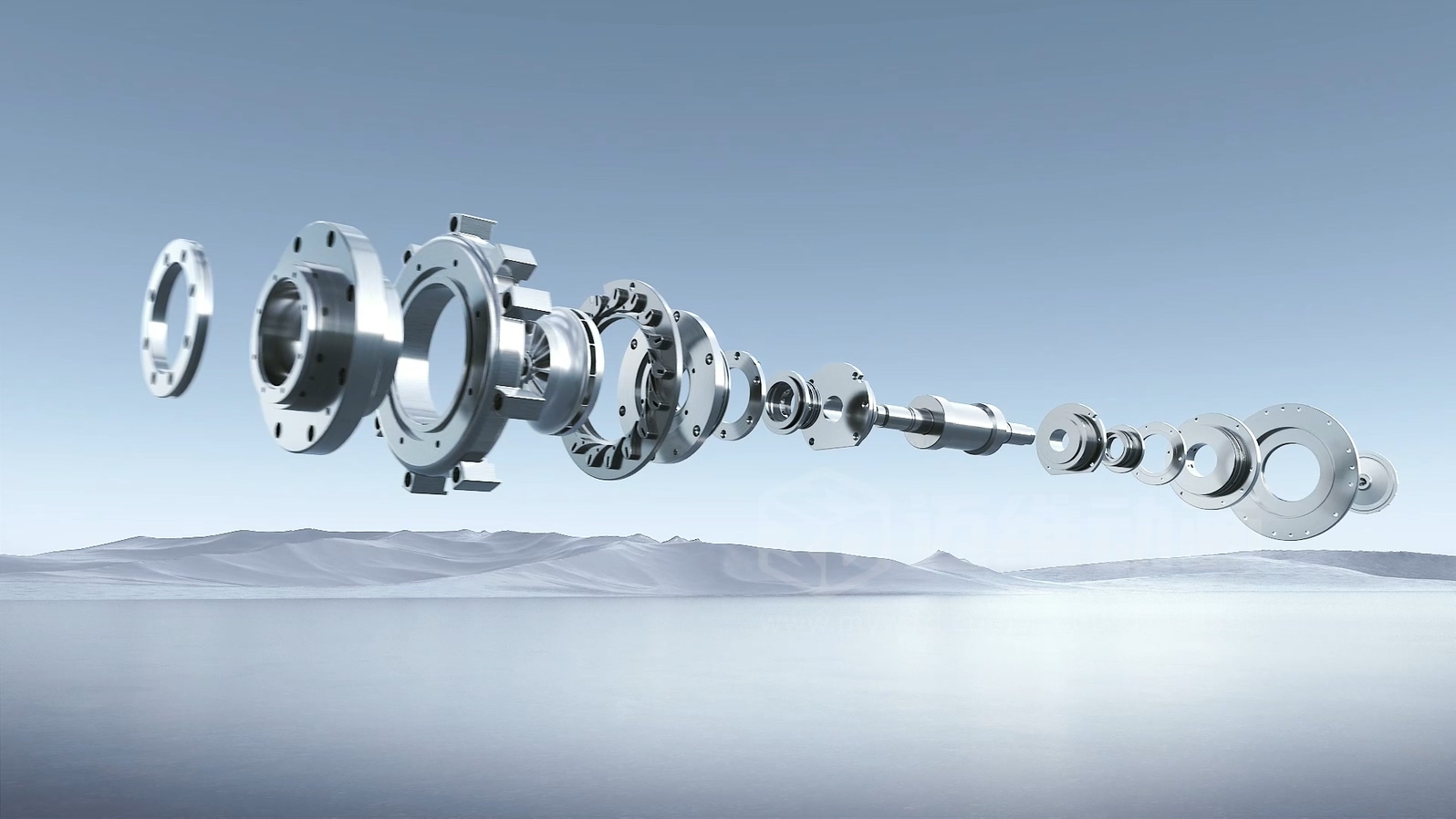 鋼鐵齒輪的能量密碼：3D 動(dòng)畫解鎖透平膨脹機(jī)工作原理的視覺密鑰！(圖1)