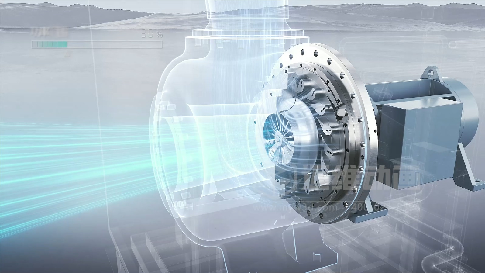 鋼鐵齒輪的能量密碼：3D 動(dòng)畫解鎖透平膨脹機(jī)工作原理的視覺密鑰！(圖4)