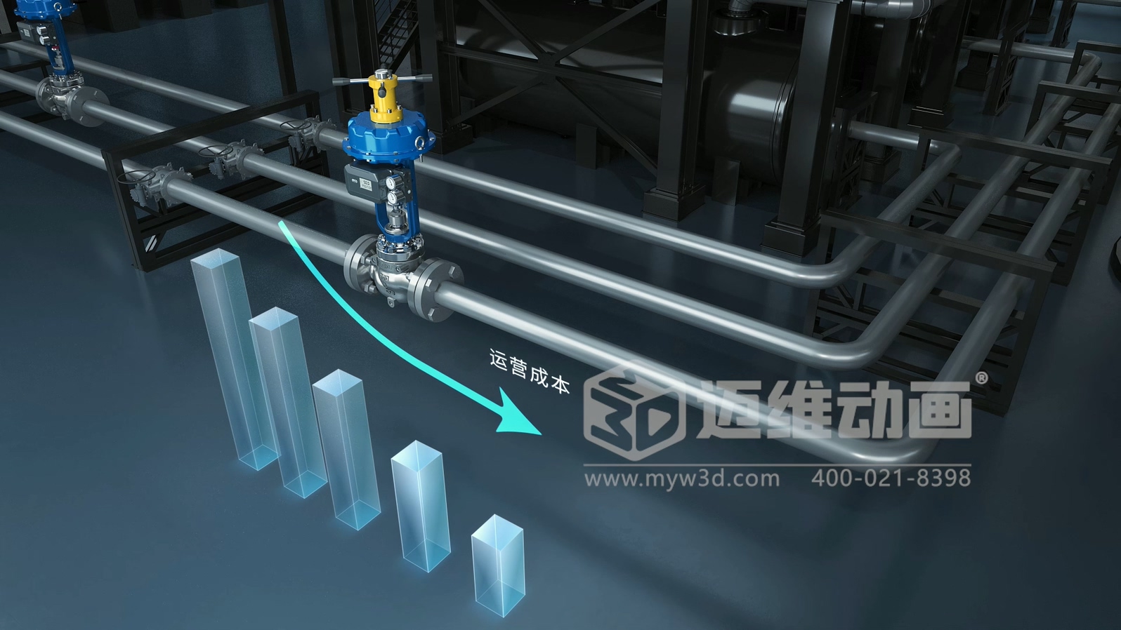 閥門(mén)工作原理太復(fù)雜?三維動(dòng)畫(huà)動(dòng)態(tài)演示讓客戶(hù)一看就懂!(圖4) 閥門(mén)工作原理太復(fù)雜?三維動(dòng)畫(huà)動(dòng)態(tài)演示讓客戶(hù)一看就懂!(圖4)