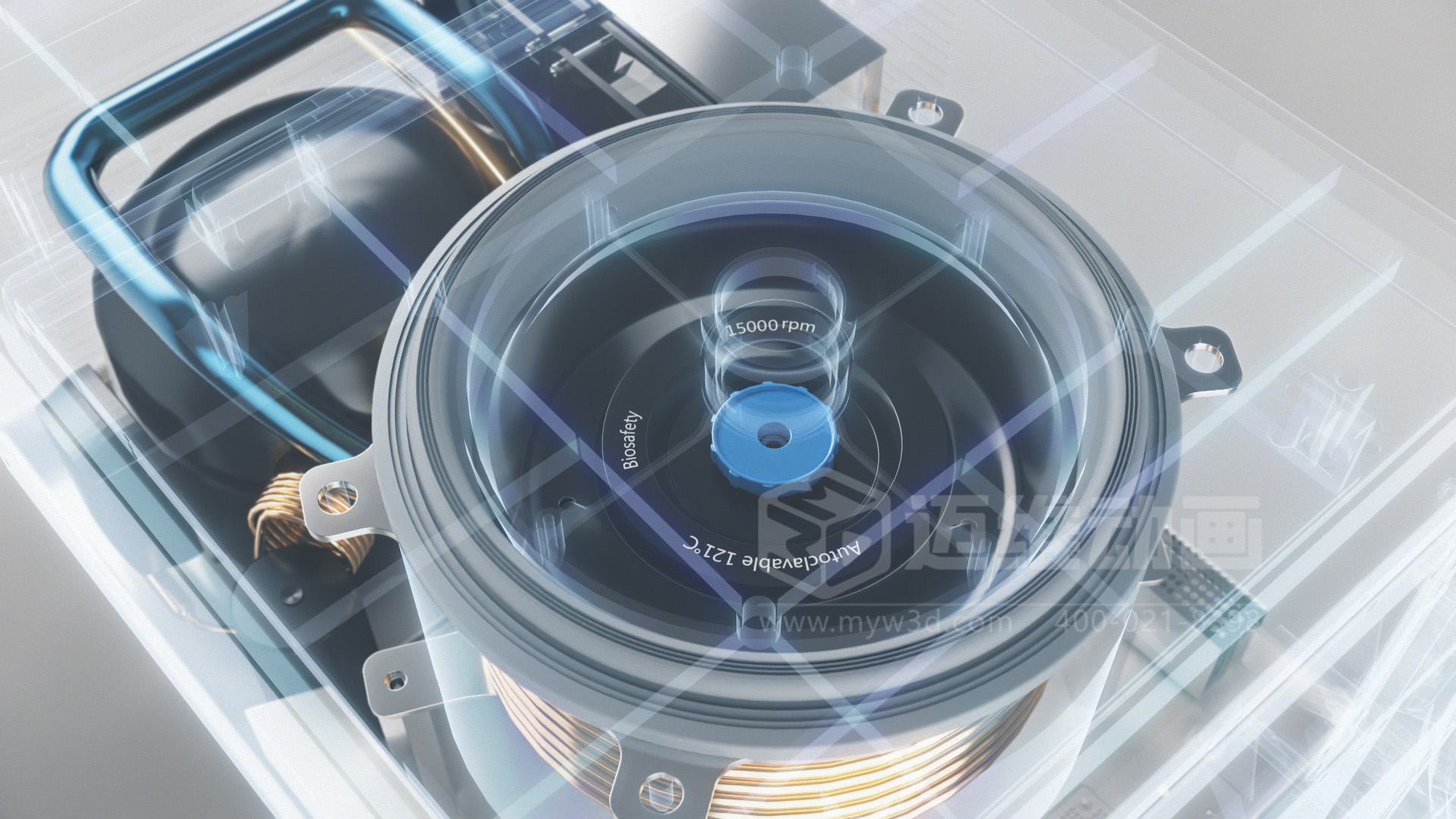 實驗室產品形象片玩出科研級質感！三維動畫讓儀器 “開口說話”，每幀都藏著技術硬實力(圖4)