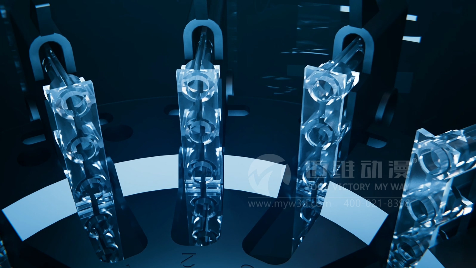 全自動血型分析儀產品三維動畫(圖2) 全自動血型分析儀產品三維動畫(圖2)