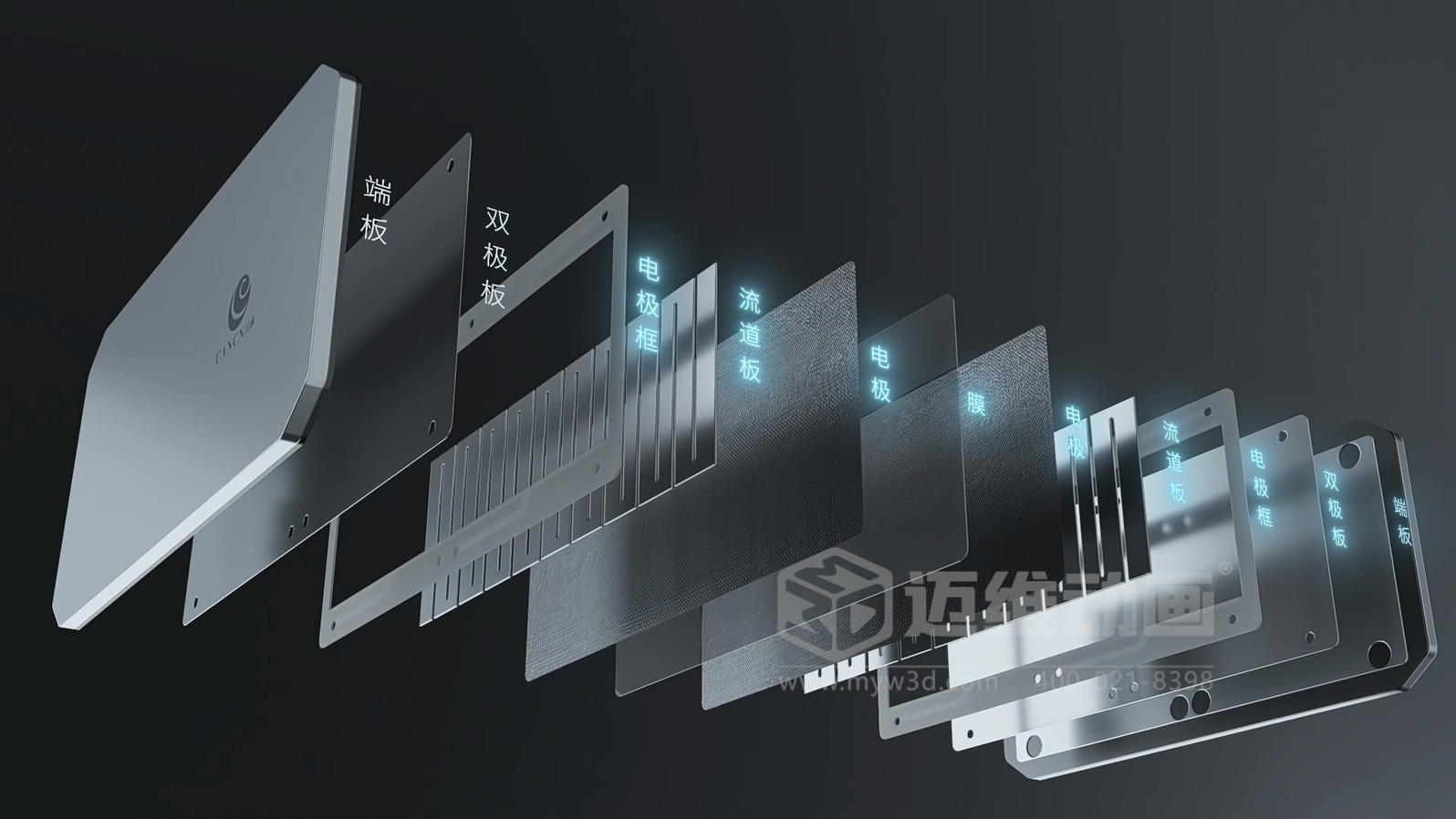 全釩液流儲能系統(tǒng)可視化方案：儲能產(chǎn)品三維動畫助力企業(yè)精準(zhǔn)傳遞技術(shù)價值(圖3)