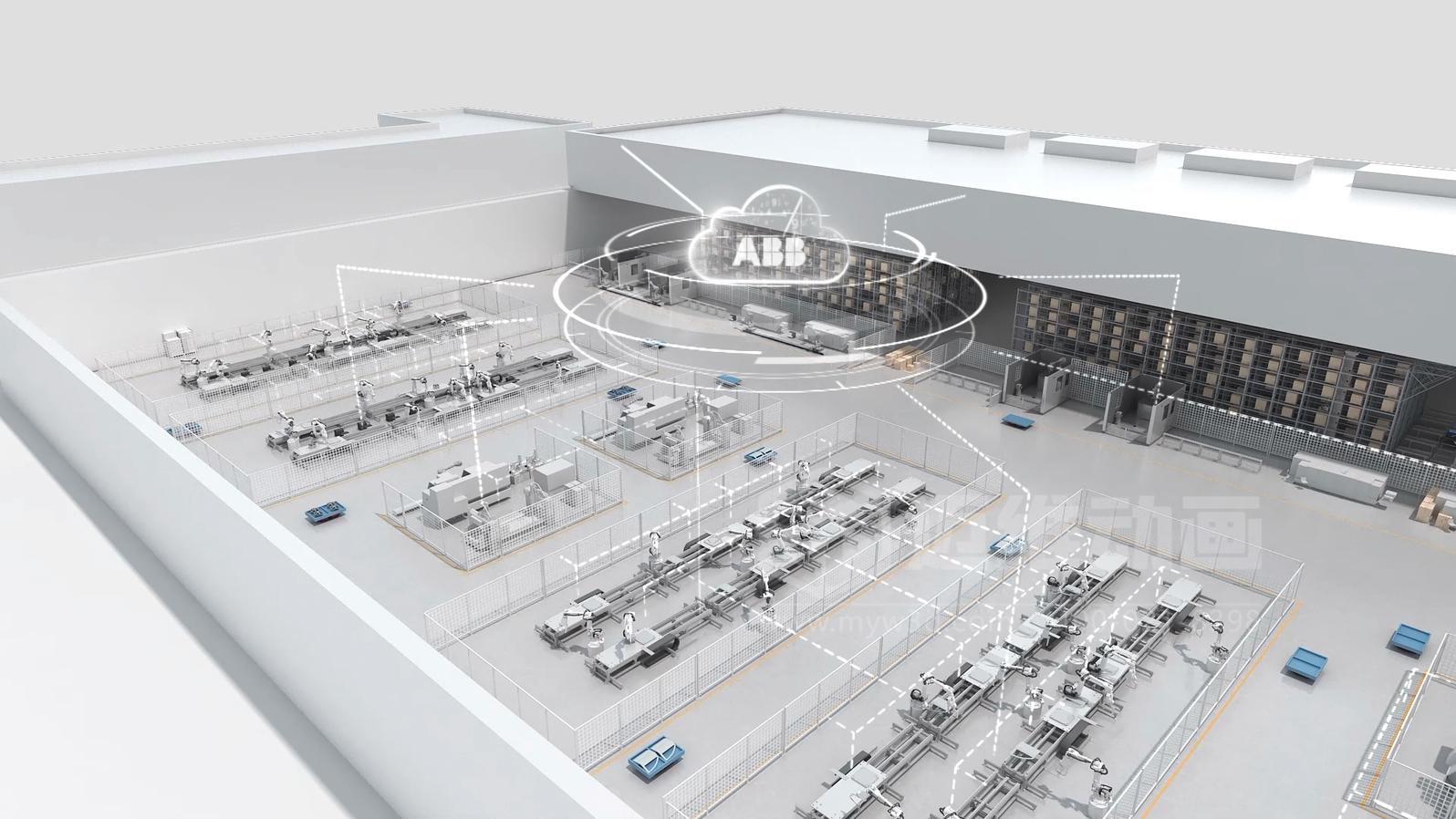3D 動畫透視新能源汽車自動化產線!零部件流轉、精準裝配全程可視化,一眼看懂硬核智造(圖5) 3D 動畫透視新能源汽車自動化產線!零部件流轉、精準裝配全程可視化,一眼看懂硬核智造(圖5)