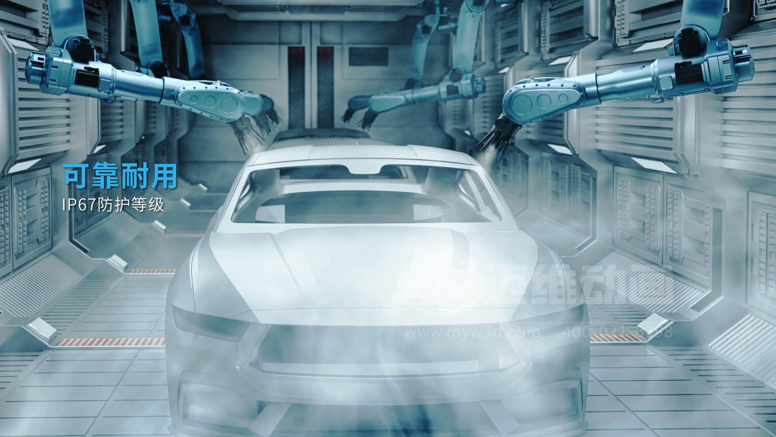 3D 動畫透視新能源汽車自動化產線!零部件流轉、精準裝配全程可視化,一眼看懂硬核智造(圖6) 3D 動畫透視新能源汽車自動化產線!零部件流轉、精準裝配全程可視化,一眼看懂硬核智造(圖6)