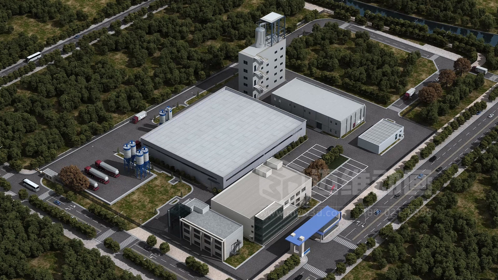 飛灰水洗資源化處理工藝三維動畫(圖1) 飛灰水洗資源化處理工藝三維動畫(圖1)