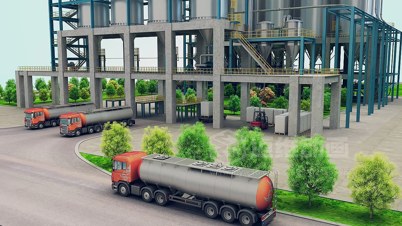 粉粒體物料處理系統三維動畫(圖12)